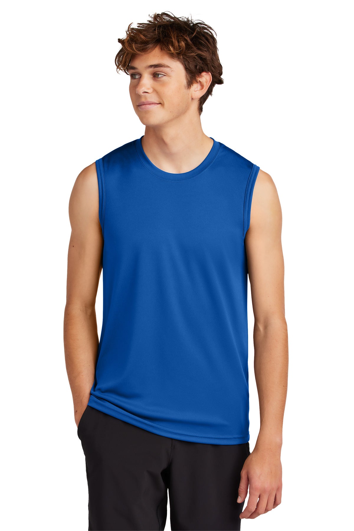 Port & Co Performance Sleeveless Tee PC380SL in True Royal