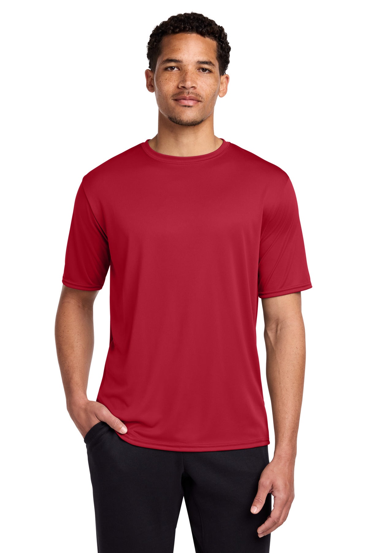 Port & Co Performance Tee. PC380 in Red