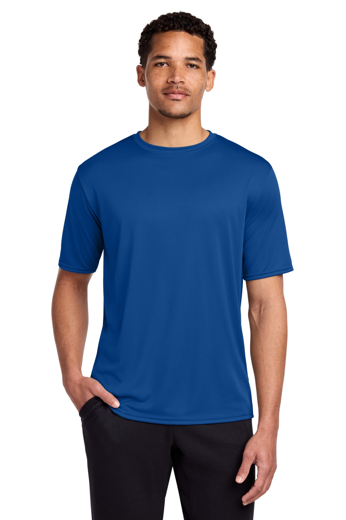Port & Co Performance Tee. PC380 in True Royal
