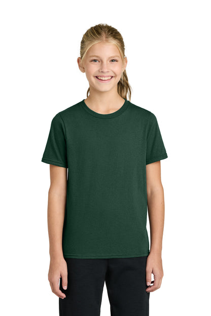 Port & Co Youth Easy Cotton Tee PC43Y in Dark Green