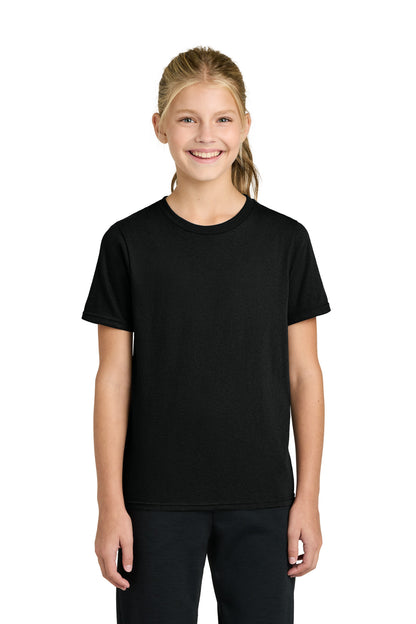 Port & Co Youth Easy Cotton Tee PC43Y in Jet Black