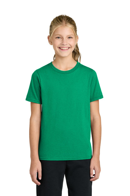 Port & Co Youth Easy Cotton Tee PC43Y in Kelly