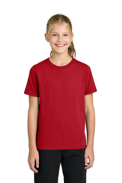 Port & Co Youth Easy Cotton Tee PC43Y in Red