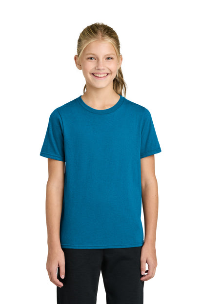 Port & Co Youth Easy Cotton Tee PC43Y in Sapphire