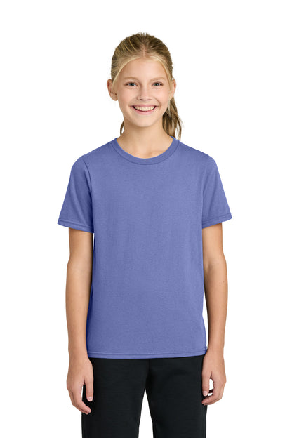Port & Co Youth Easy Cotton Tee PC43Y in Violet