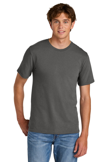 Port & Co Easy Cotton Tee PC43 in Charcoal
