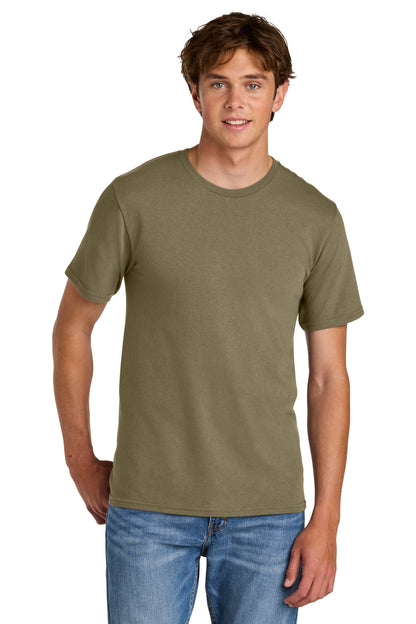 Port & Co Easy Cotton Tee PC43 in Coyote Brown