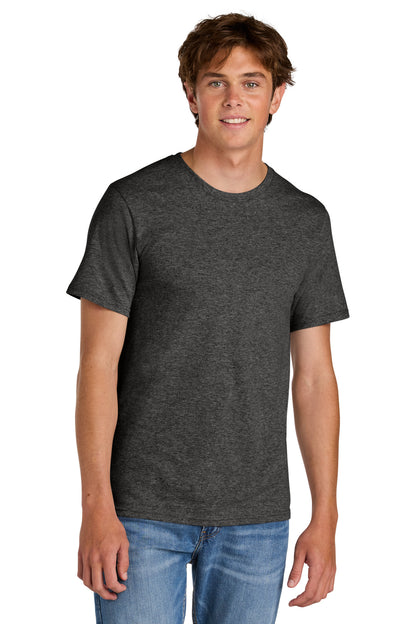 Port & Co Easy Cotton Tee PC43 in Dark Heather Grey