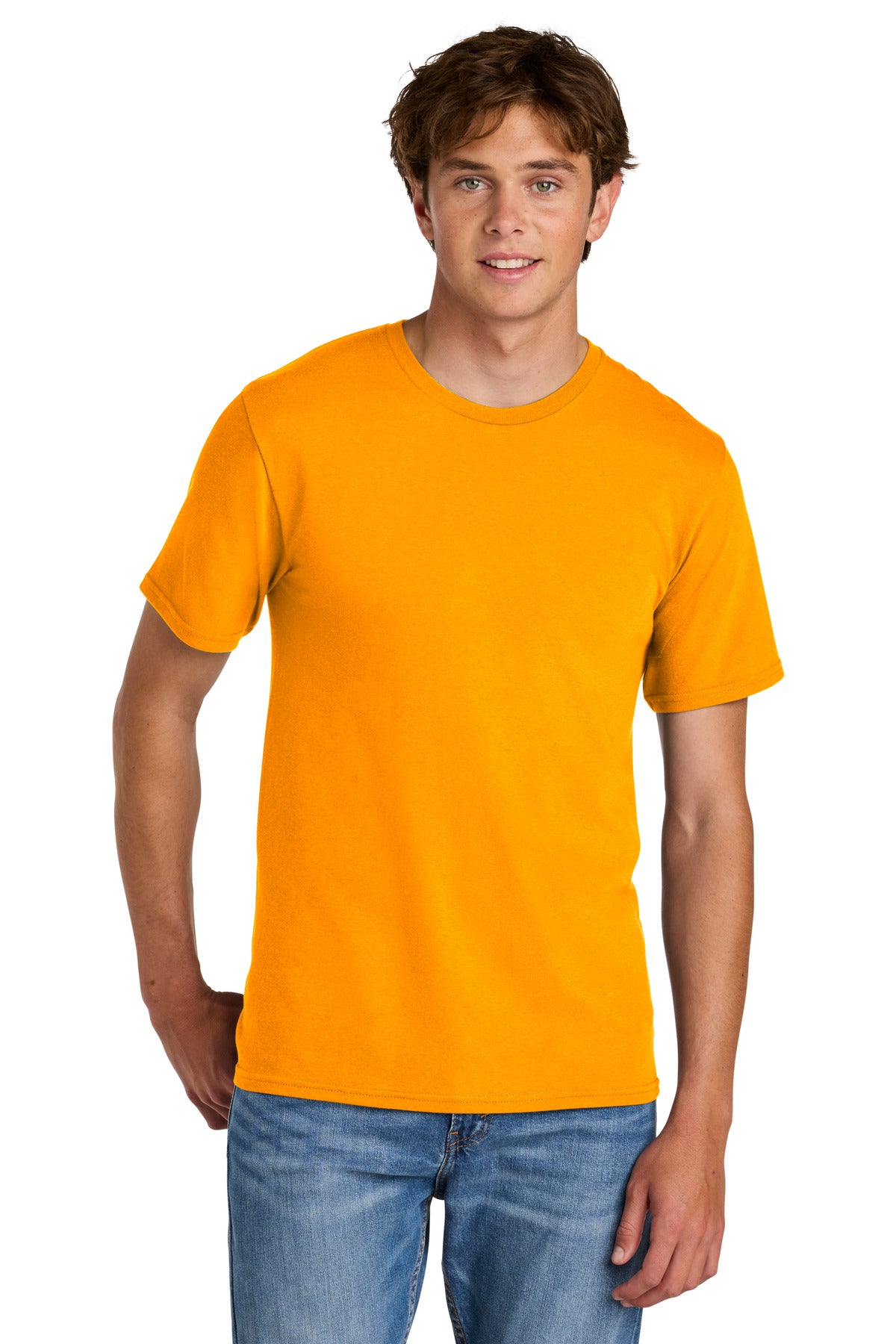 Port & Co Easy Cotton Tee PC43 in Gold