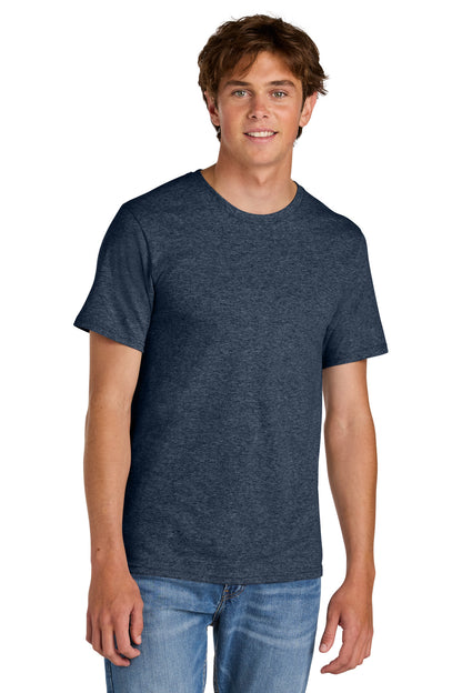 Port & Co Easy Cotton Tee PC43 in Heather Navy