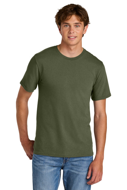 Port & Co Easy Cotton Tee PC43 in Olive Drab Green