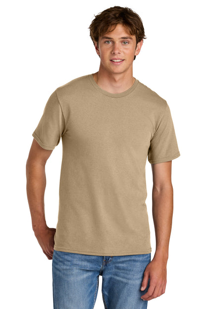 Port & Co Easy Cotton Tee PC43 in Sand