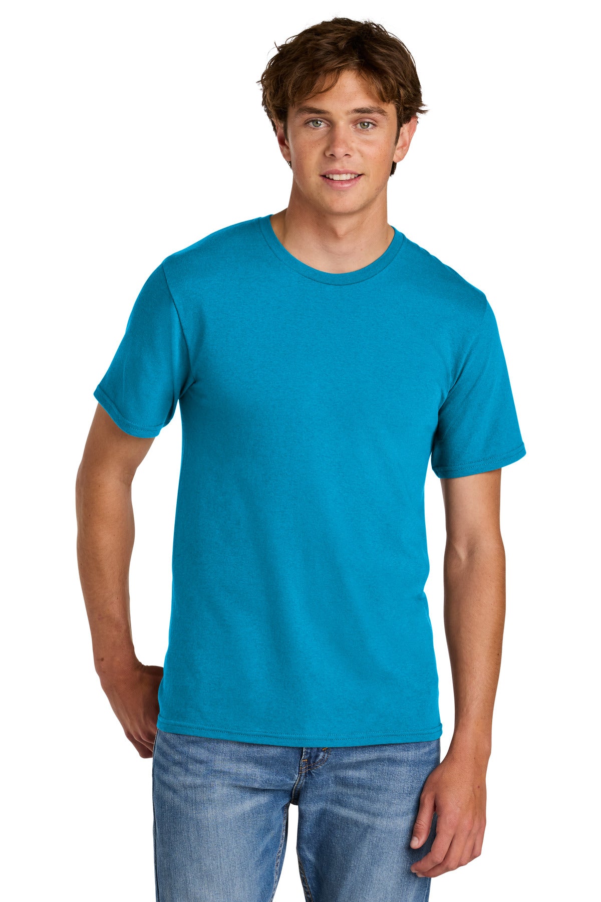 Port & Co Easy Cotton Tee PC43 in Sapphire