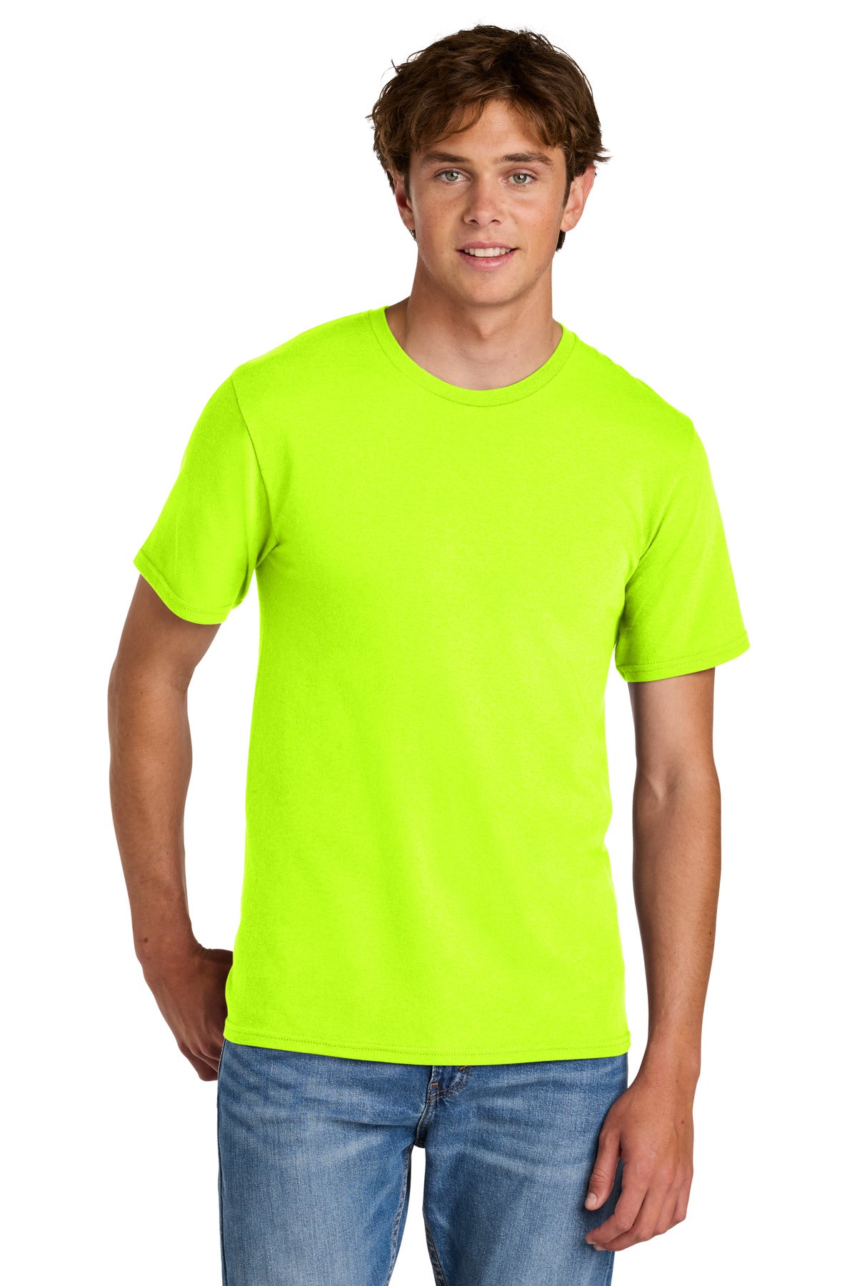 Port & Co Easy Cotton Tee PC43 in S. Green