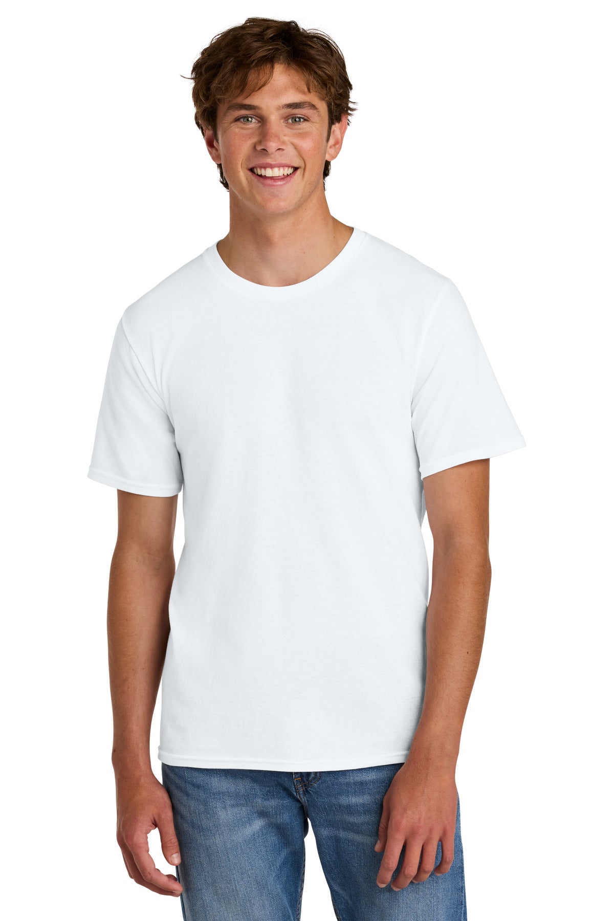 Port & Co Easy Cotton Tee PC43 in White