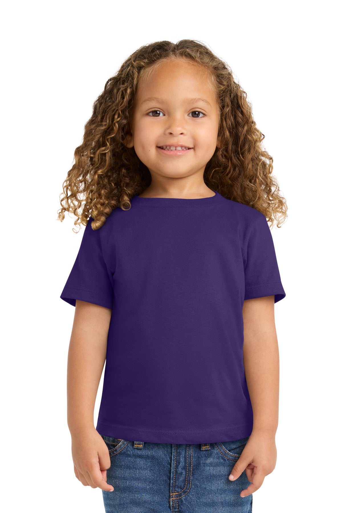Port & Co Toddler Fan Favorite Tee. PC450TD in Team Purple