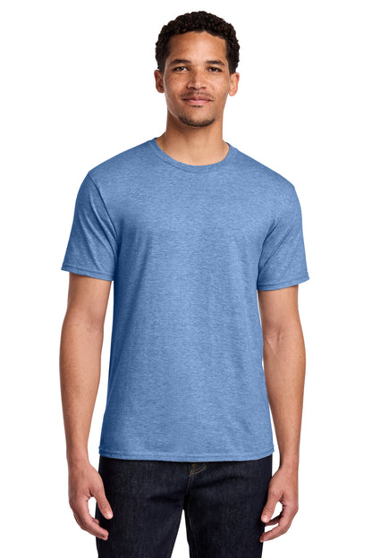 Port & Co Fan Favorite Tee. PC450 in Carolina Blue Heather