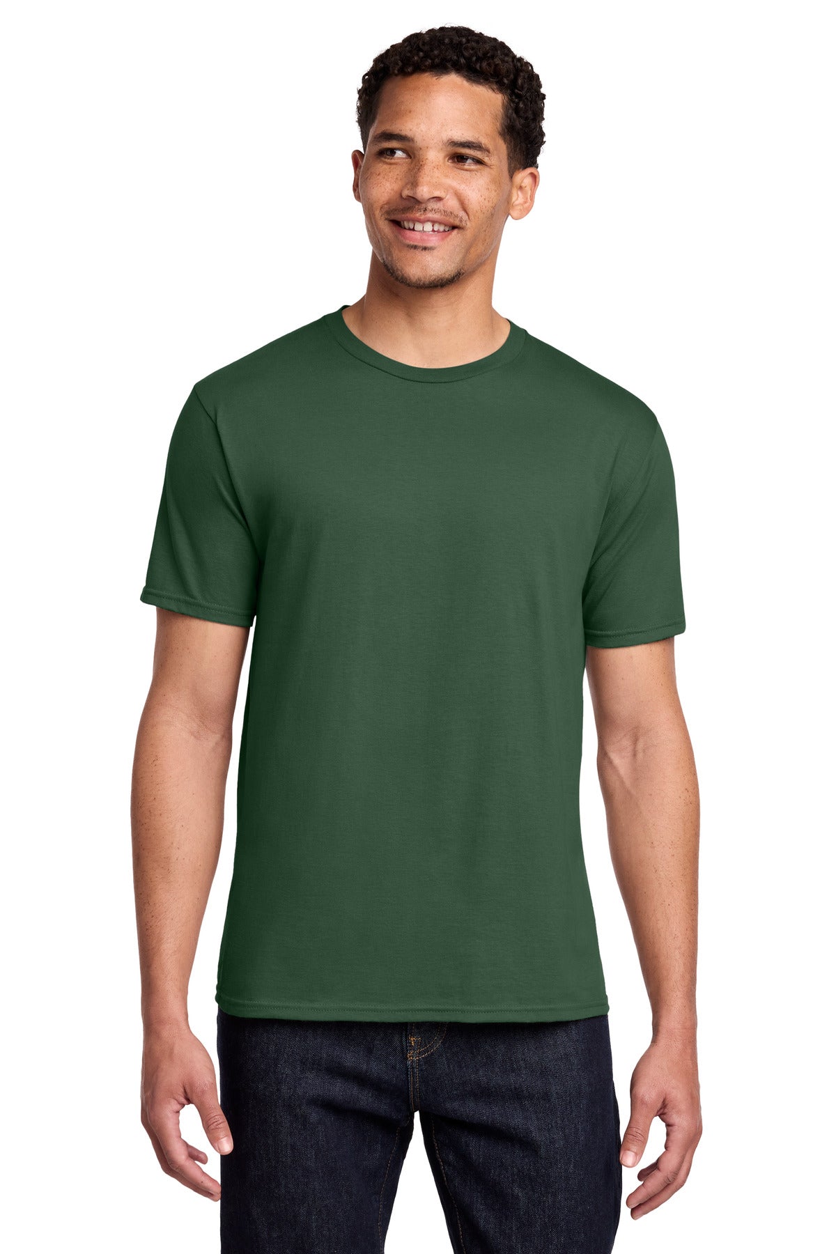 Port & Co Fan Favorite Tee. PC450 in Forest Green