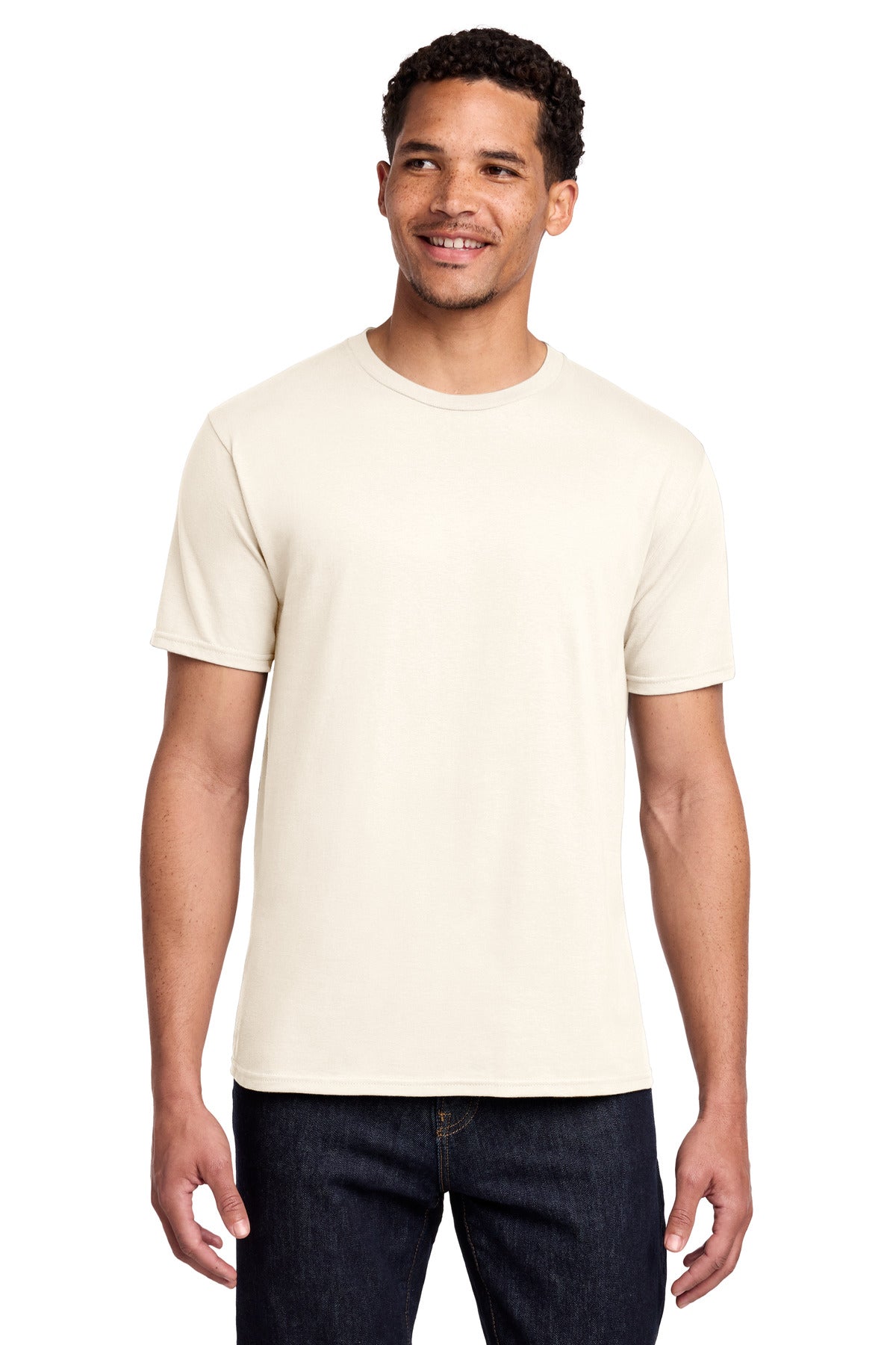 Port & Co Fan Favorite Tee. PC450 in Gardenia