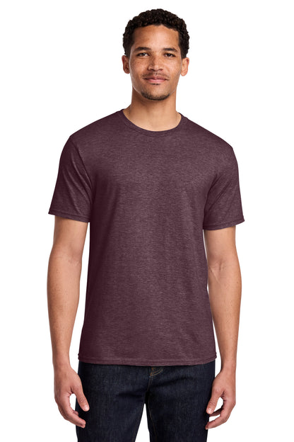 Port & Co Fan Favorite Tee. PC450 in Heather Athletic Maroon