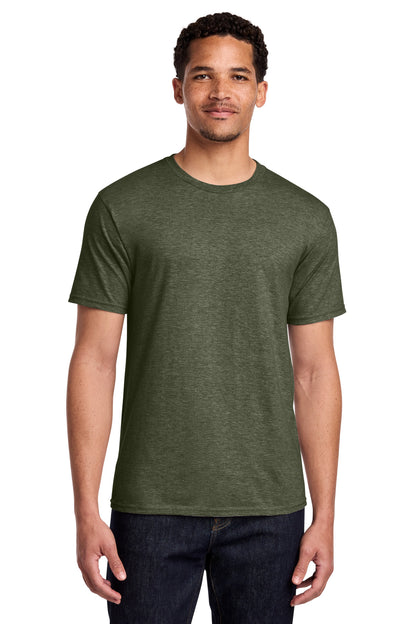 Port & Co Fan Favorite Tee. PC450 in Military Green Heather