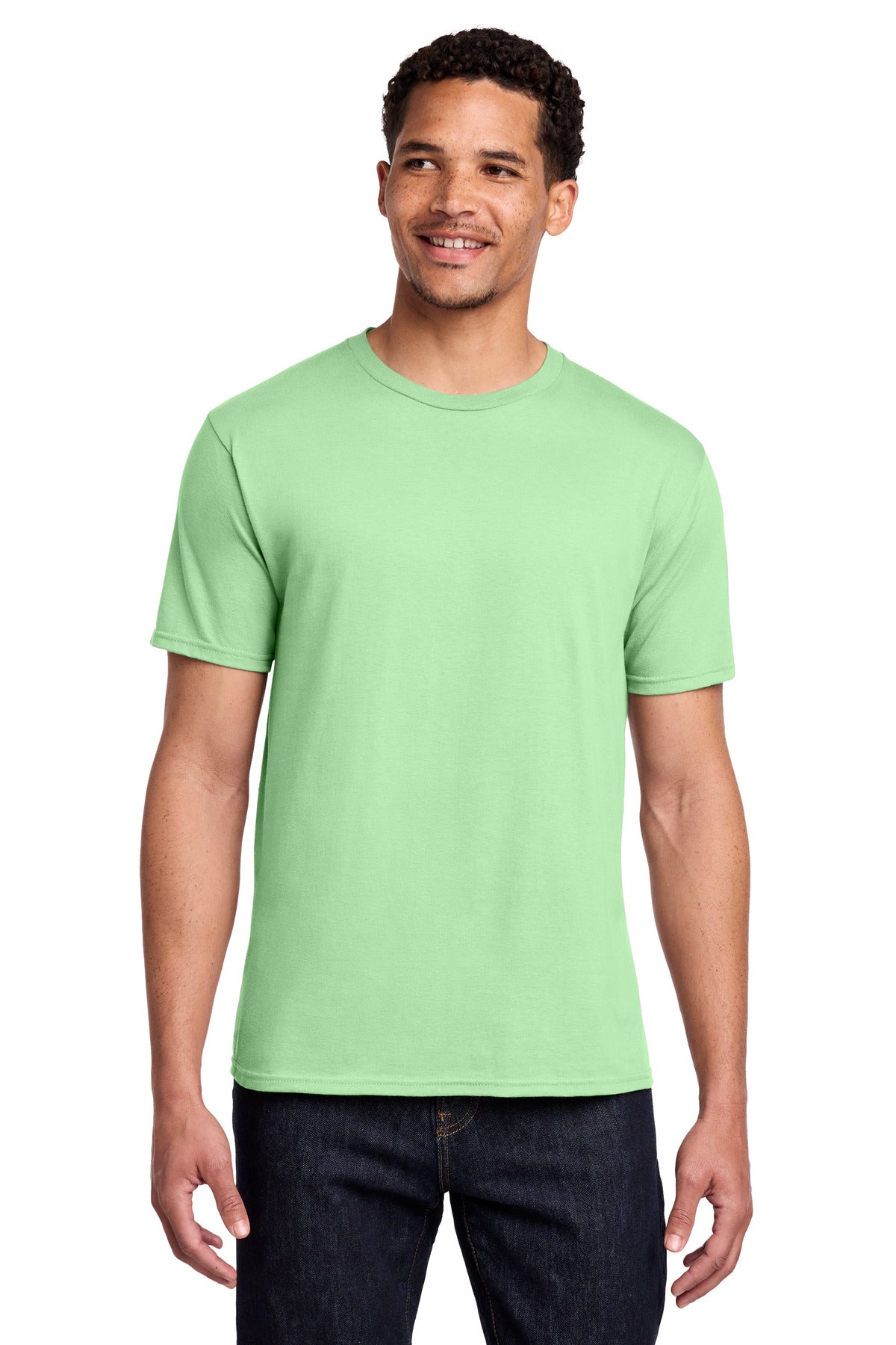 Port & Co Fan Favorite Tee. PC450 in Spearmint