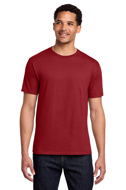 Port & Co Fan Favorite Tee. PC450 in Team Cardinal