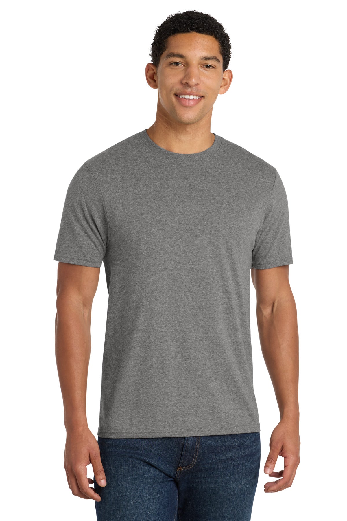 Port & Co Fan Favorite Blend Tee. PC455 in Graphite Heather