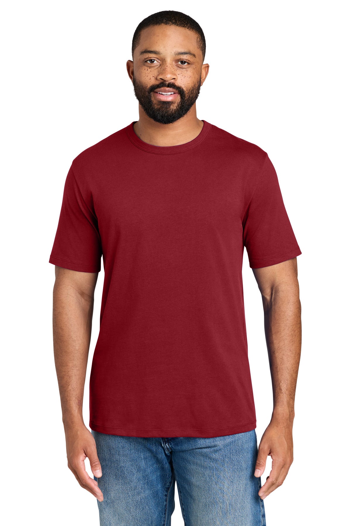Port & Co Fan Favorite Varsity Tee PC460 in Cardinal Red