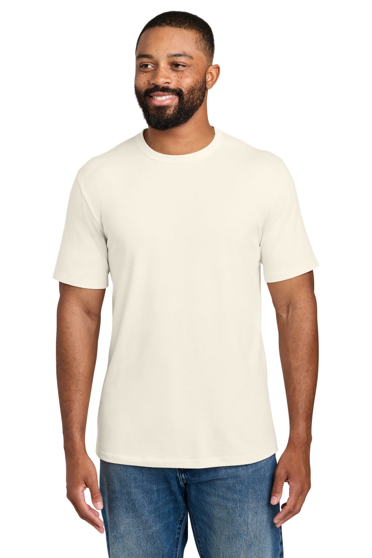 Port & Co Fan Favorite Varsity Tee PC460 in Eggshell