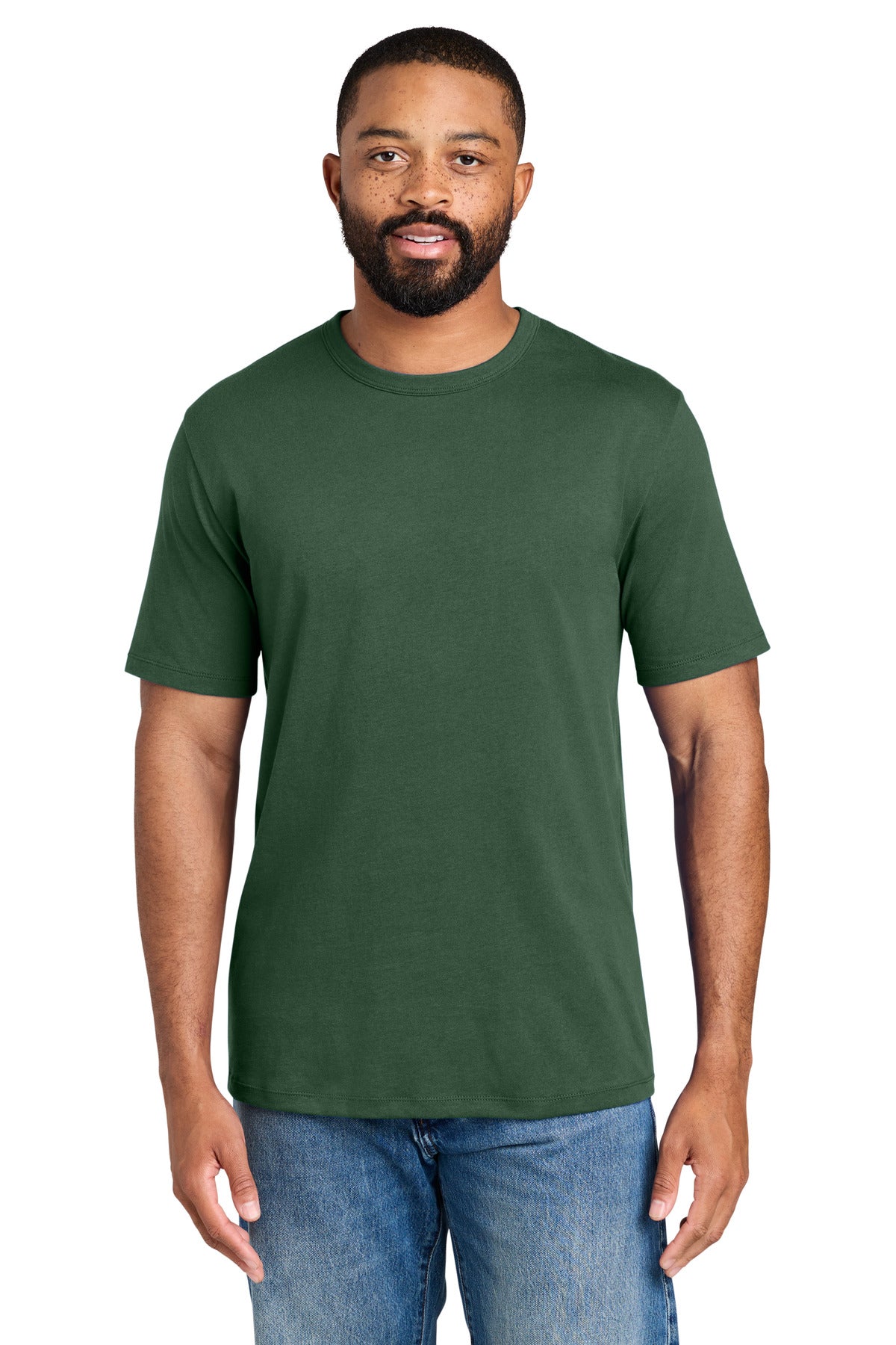 Port & Co Fan Favorite Varsity Tee PC460 in Forest Green