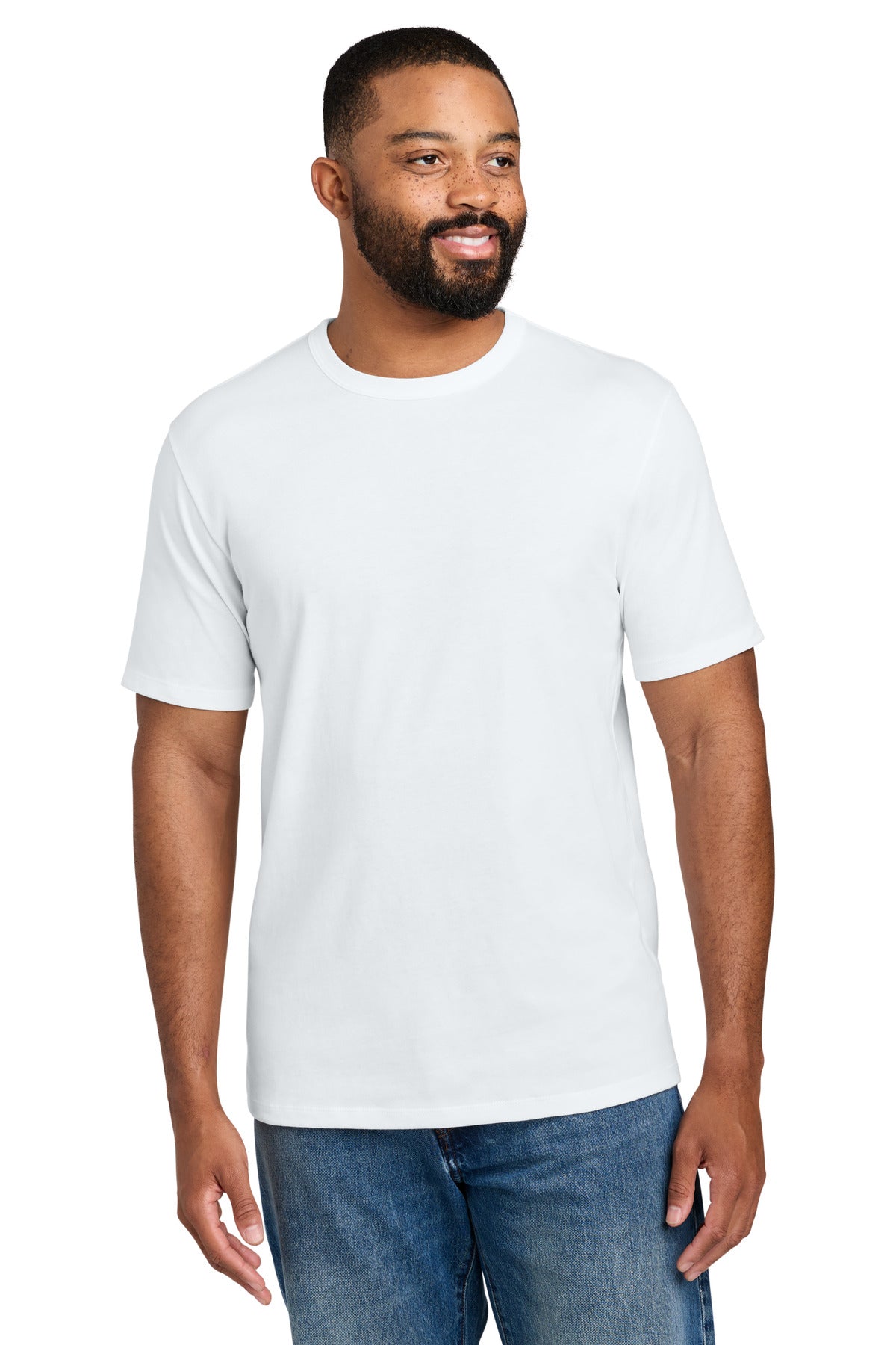 Port & Co Fan Favorite Varsity Tee PC460 in White