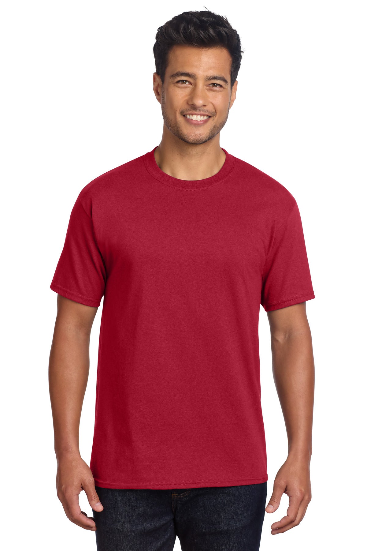 Port & Co Core Cotton DTG Tee PC54DTG in Red