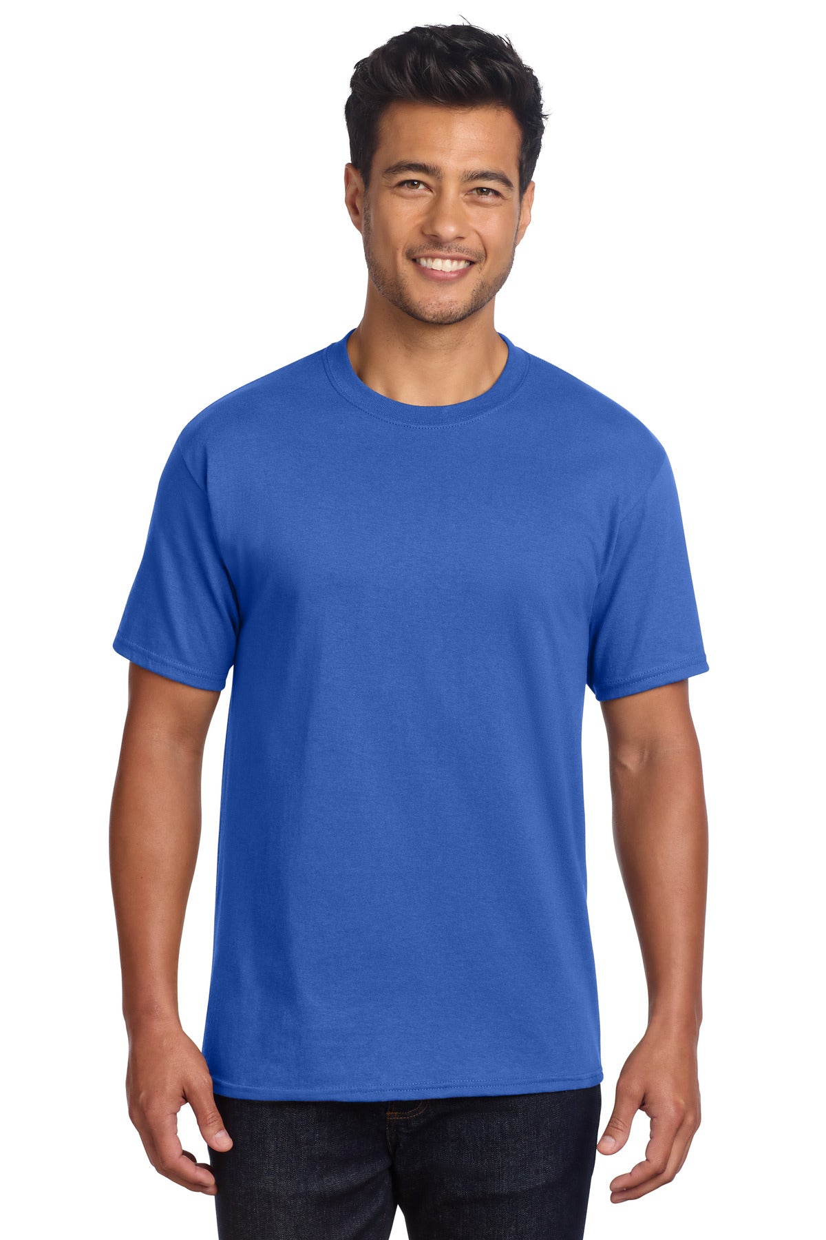 Port & Co Core Cotton DTG Tee PC54DTG in Royal