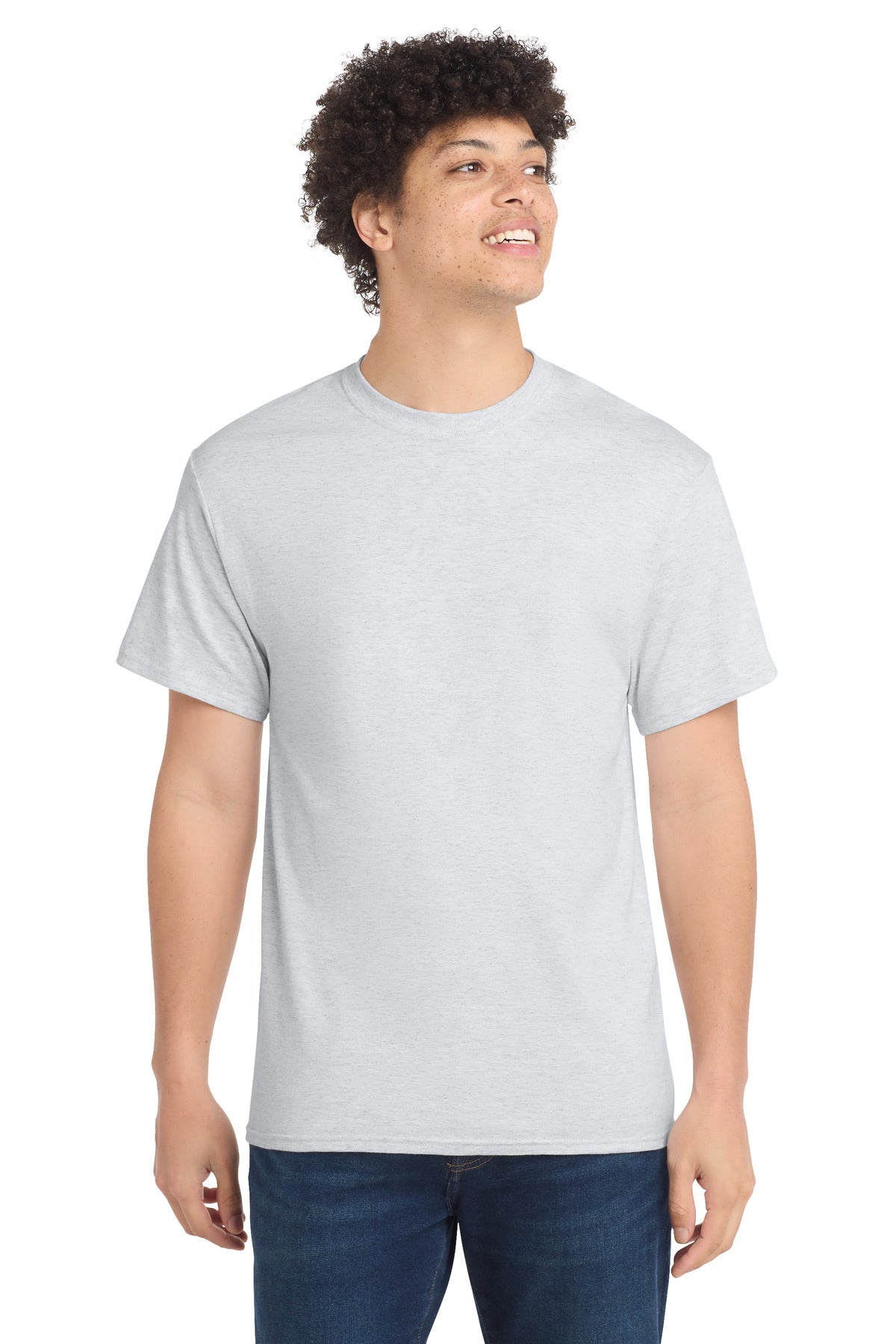 Port & Co Tall Core Cotton Tee PC54T in Ash