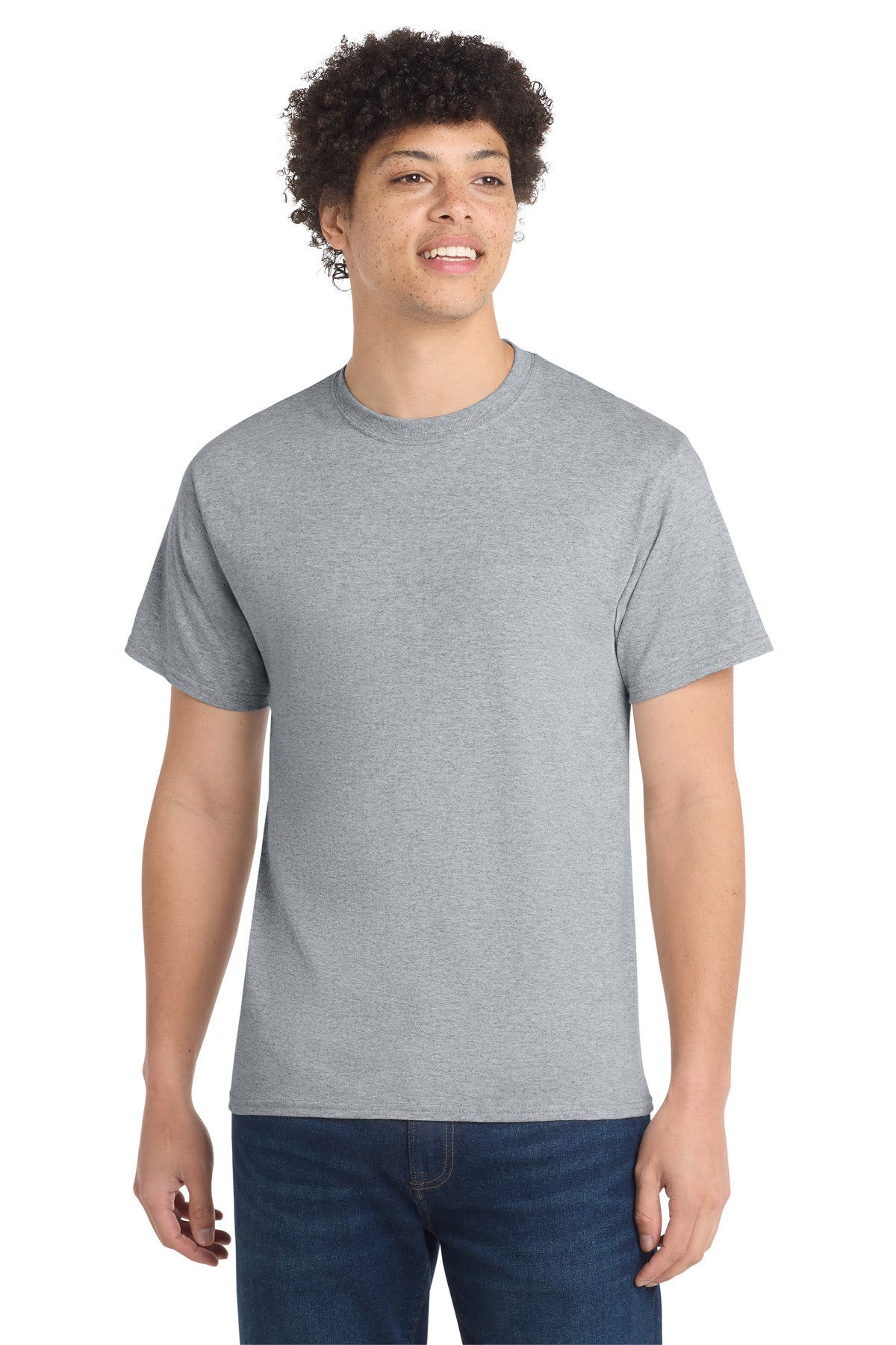 Port & Co Tall Core Cotton Tee PC54T in Athletic Heather