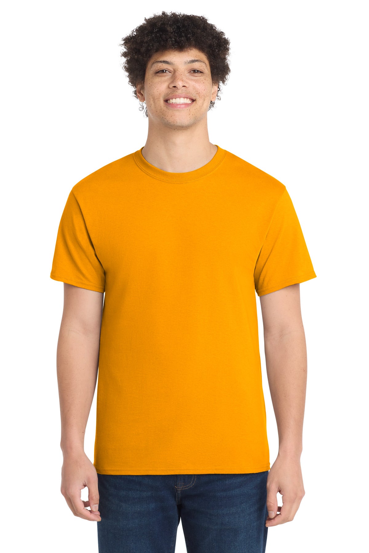 Port & Co Tall Core Cotton Tee PC54T in Gold