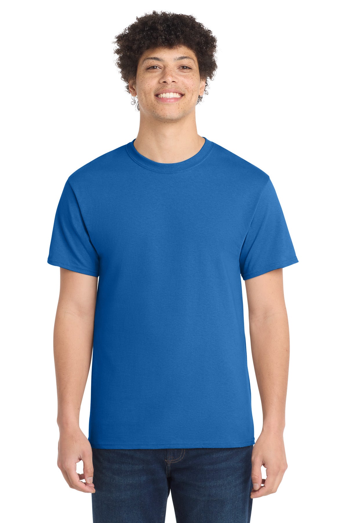 Port & Co Tall Core Cotton Tee PC54T in Royal