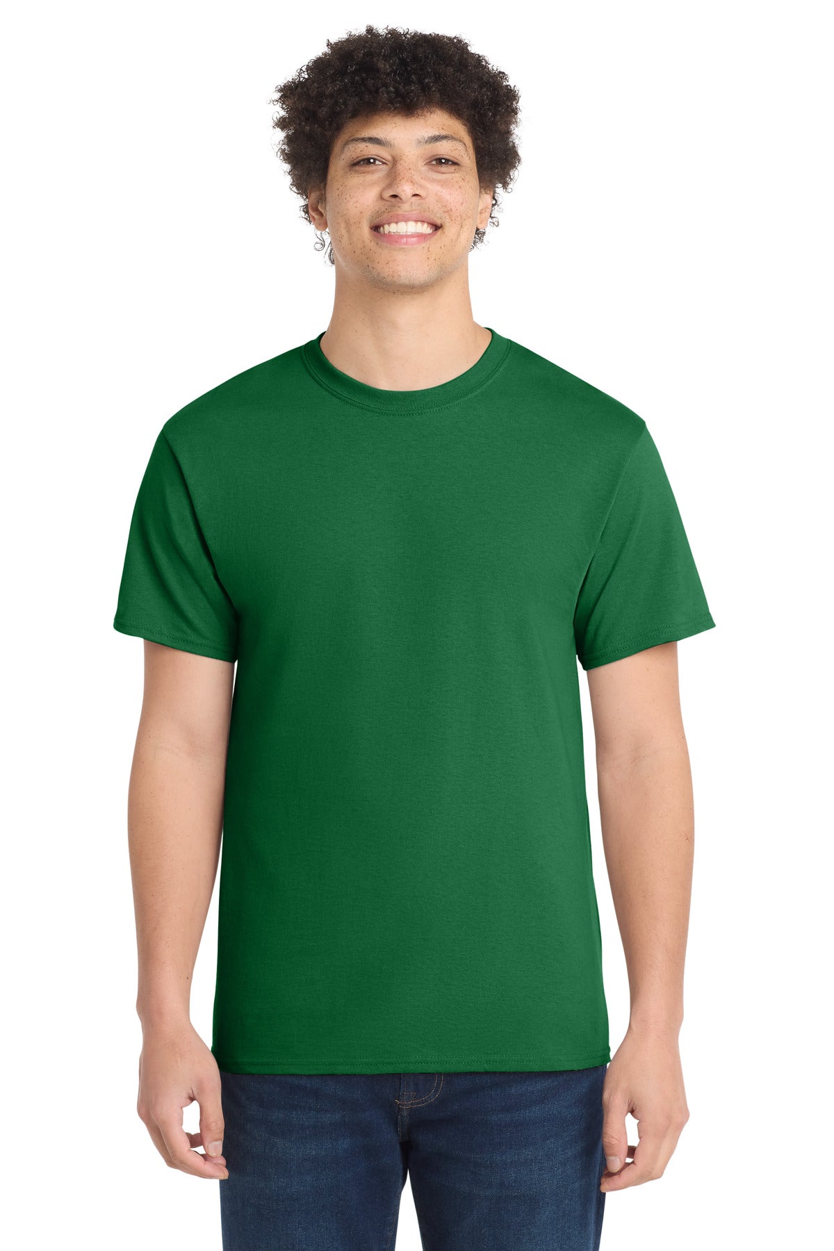 Port & Co Core Cotton Tee. PC54 in Athletic Kelly