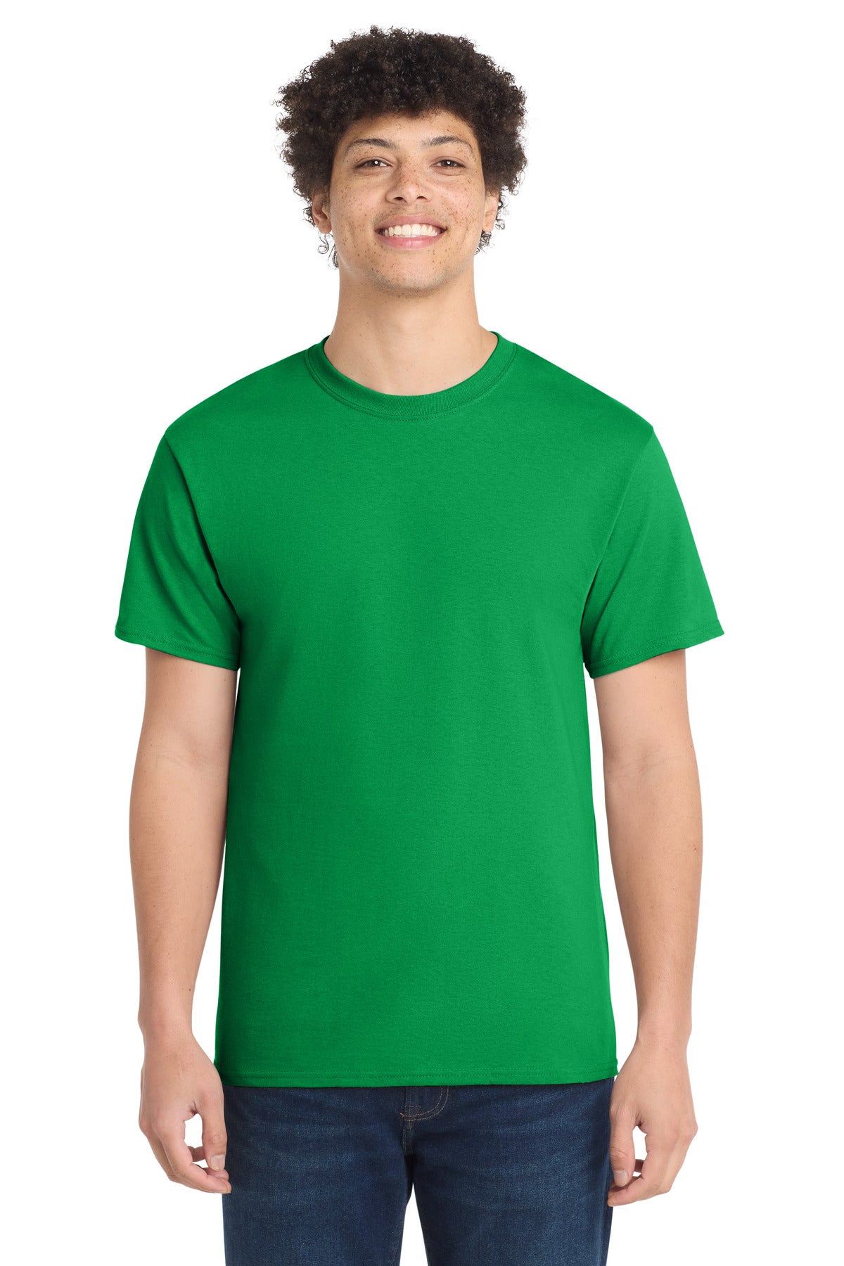 Port & Co Core Cotton Tee. PC54 in Clover Green