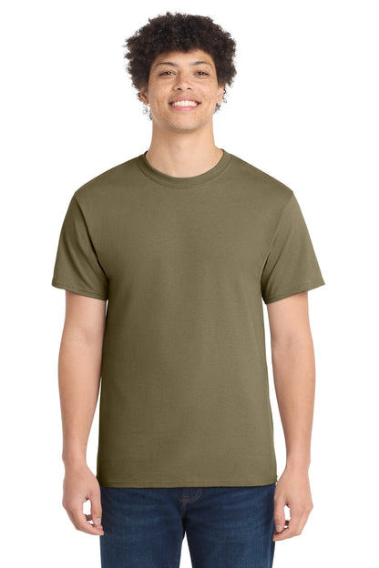 Port & Co Core Cotton Tee. PC54 in Coyote Brown