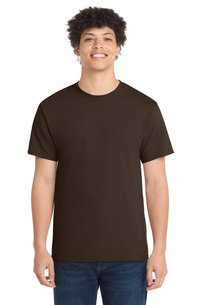 Port & Co Core Cotton Tee. PC54 in Dark Chocolate Brown