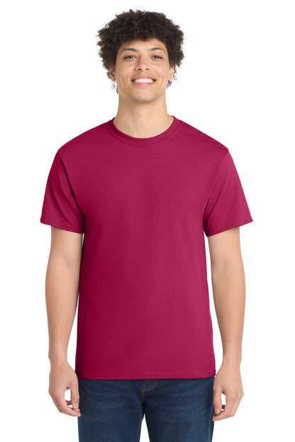 Port & Co Core Cotton Tee. PC54 in Flush Pink