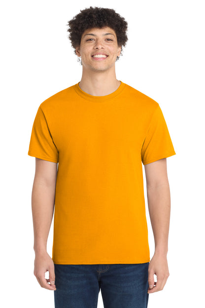 Port & Co Core Cotton Tee. PC54 in Gold