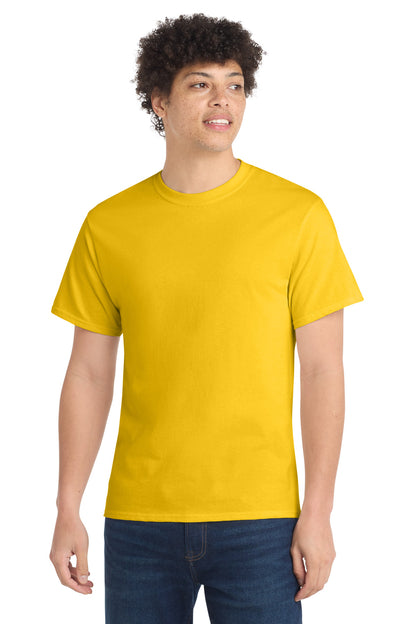 Port & Co Core Cotton Tee. PC54 in Lemon Yellow