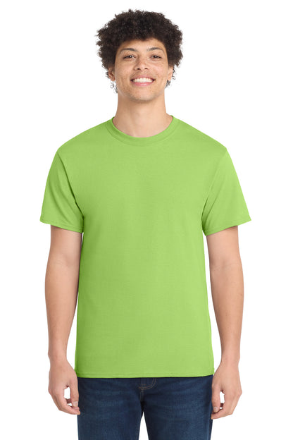 Port & Co Core Cotton Tee. PC54 in Lime