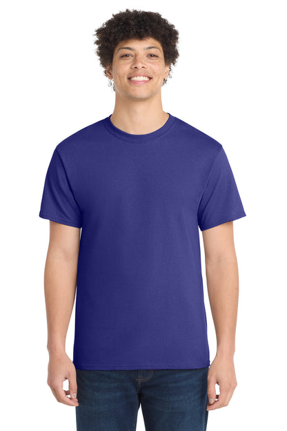 Port & Co Core Cotton Tee. PC54 in Purple