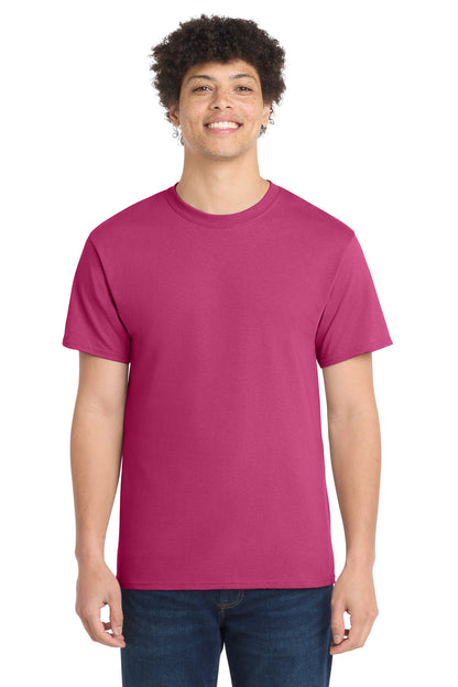 Port & Co Core Cotton Tee. PC54 in Sangria