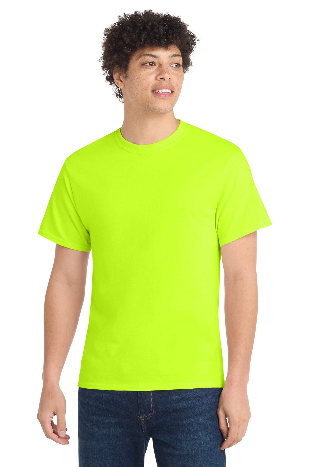 Port & Co Core Cotton Tee. PC54 in S. Green