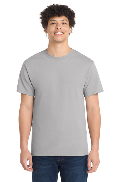 Port & Co Core Cotton Tee. PC54 in Silver
